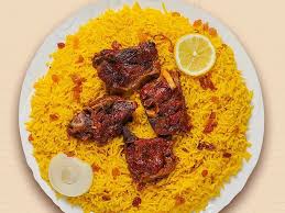Kabsa spiced rice with meat